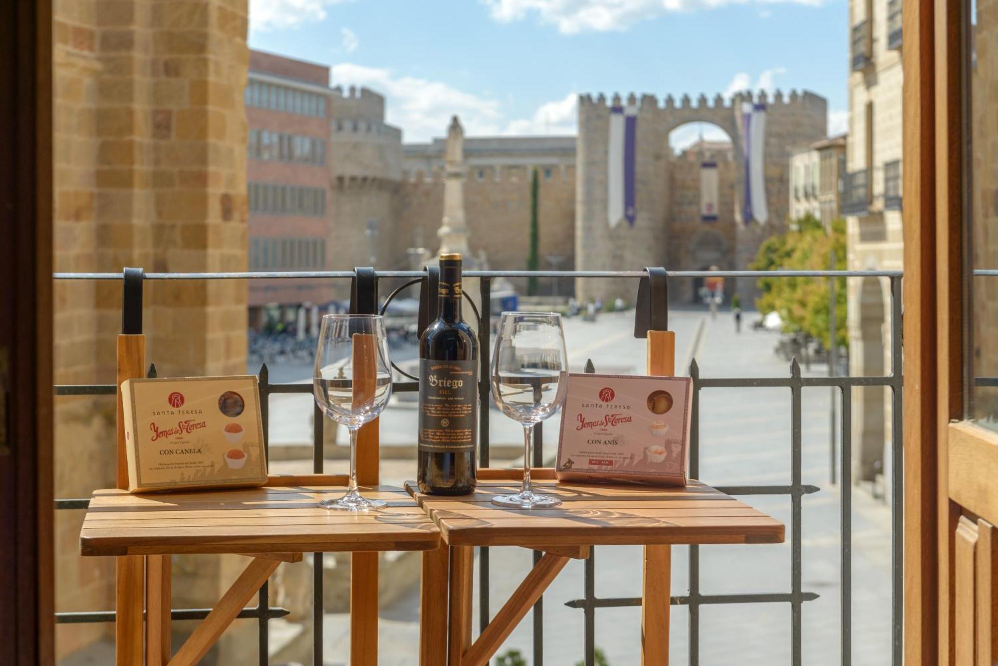 Apartment Balcony View To Avila's Alcazar Avila